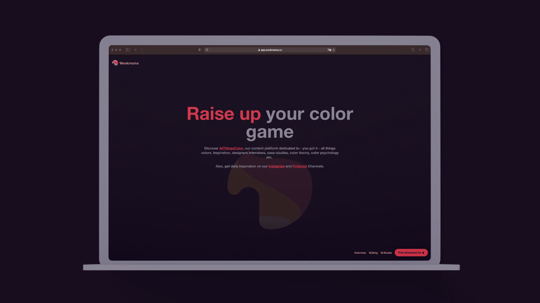 Wookmama Color Visualizer